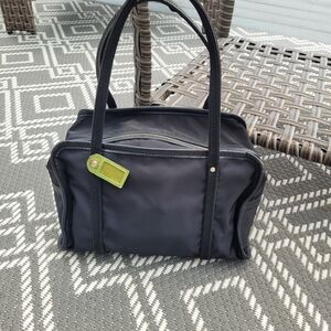 Kate Spade Duffle Bag Nylon Leather Trim